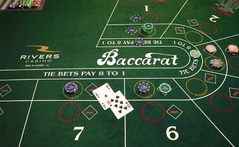 Tỷ lệ trả thưởng trong cách chơi Baccarat